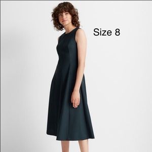 NWT Club Monaco Cypress Green Paneled Midi Dress Sz 8